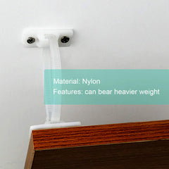 LOMILY adjustable furniture strap demonstrates versatile anchoring for various furniture