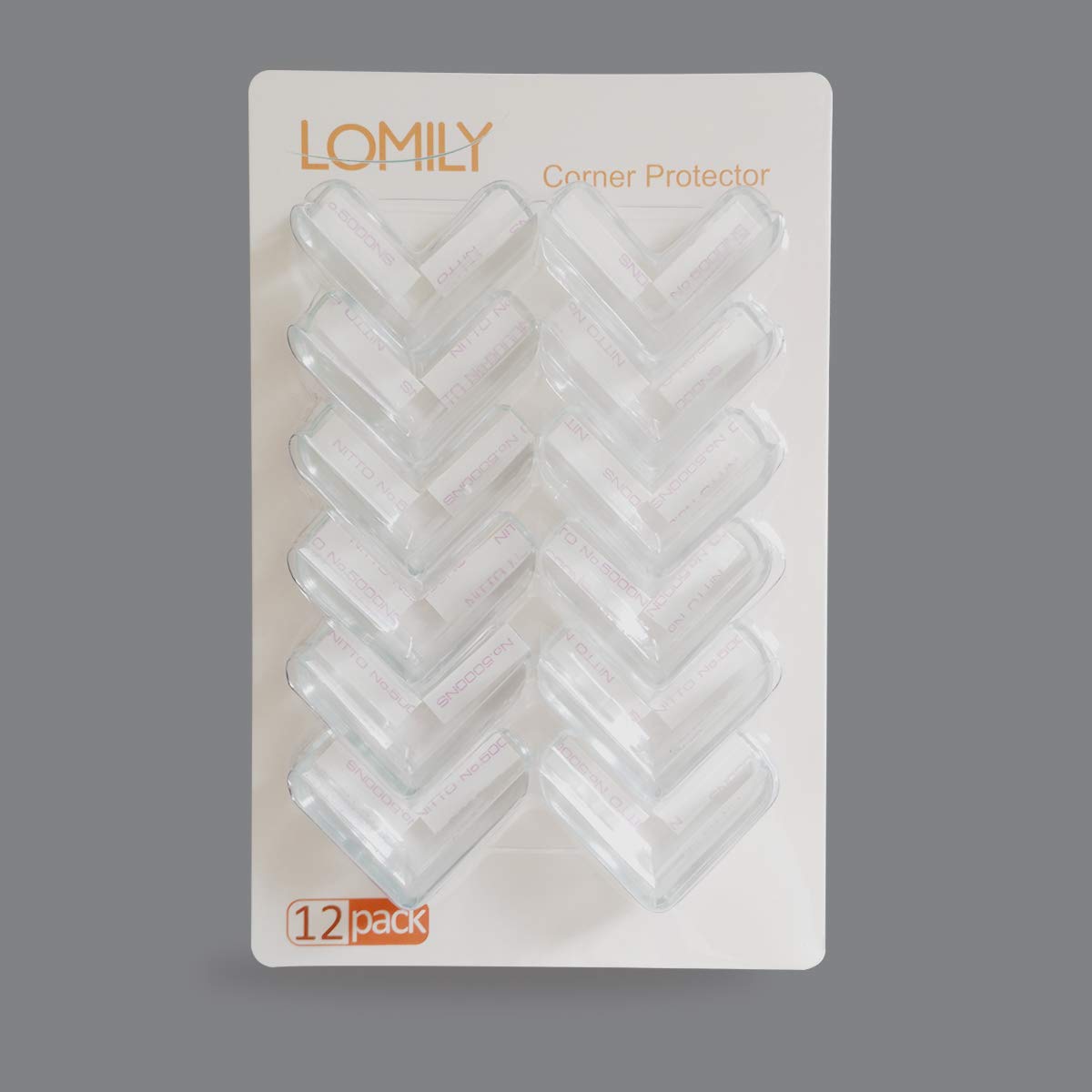 lomily edge protector shows strong transparent adhesive for safe corner protection