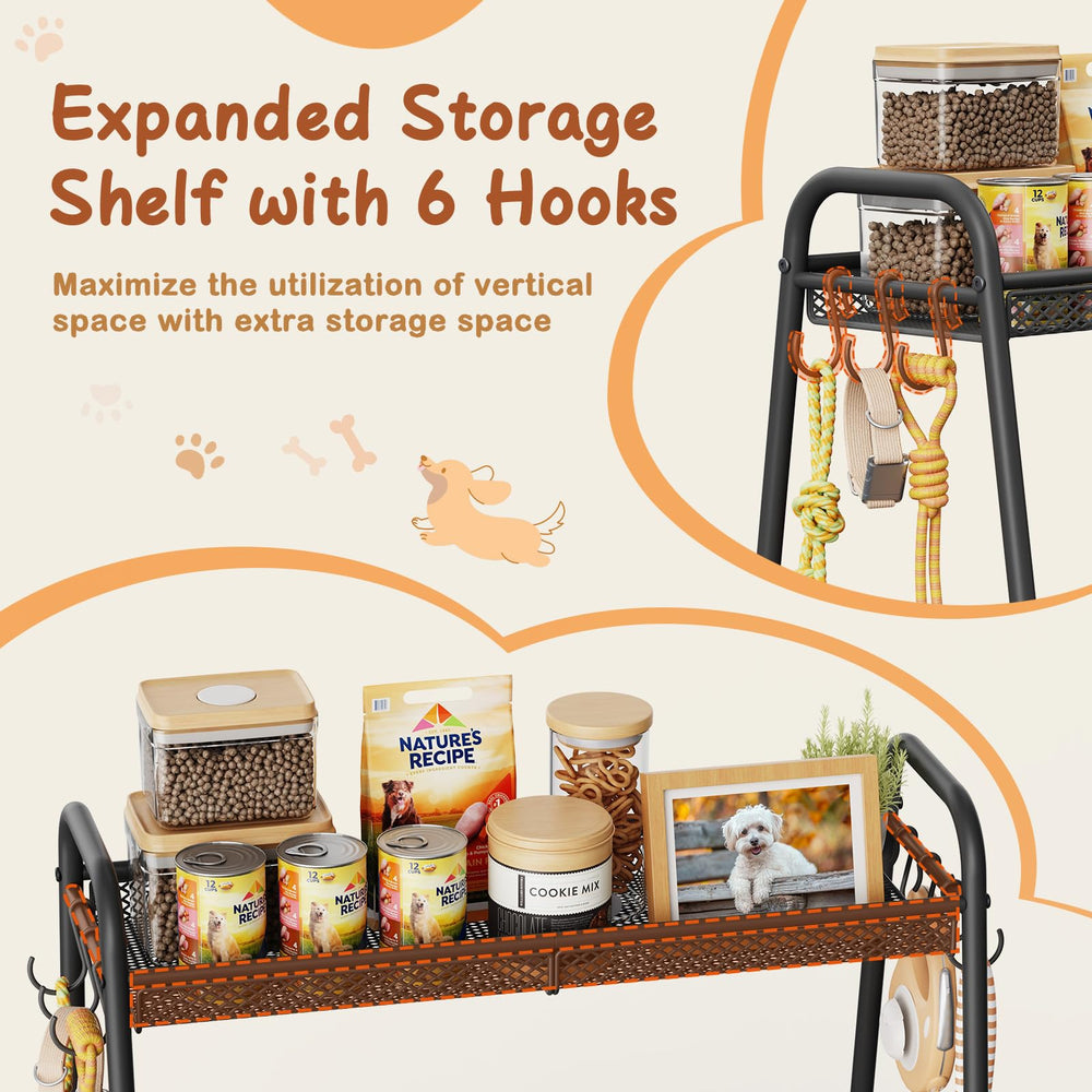 Lomivra dog toy bin wide opening enables easy toy access for pets