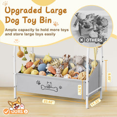 Lomivra Spacious toy storage for plush toys balls and chews