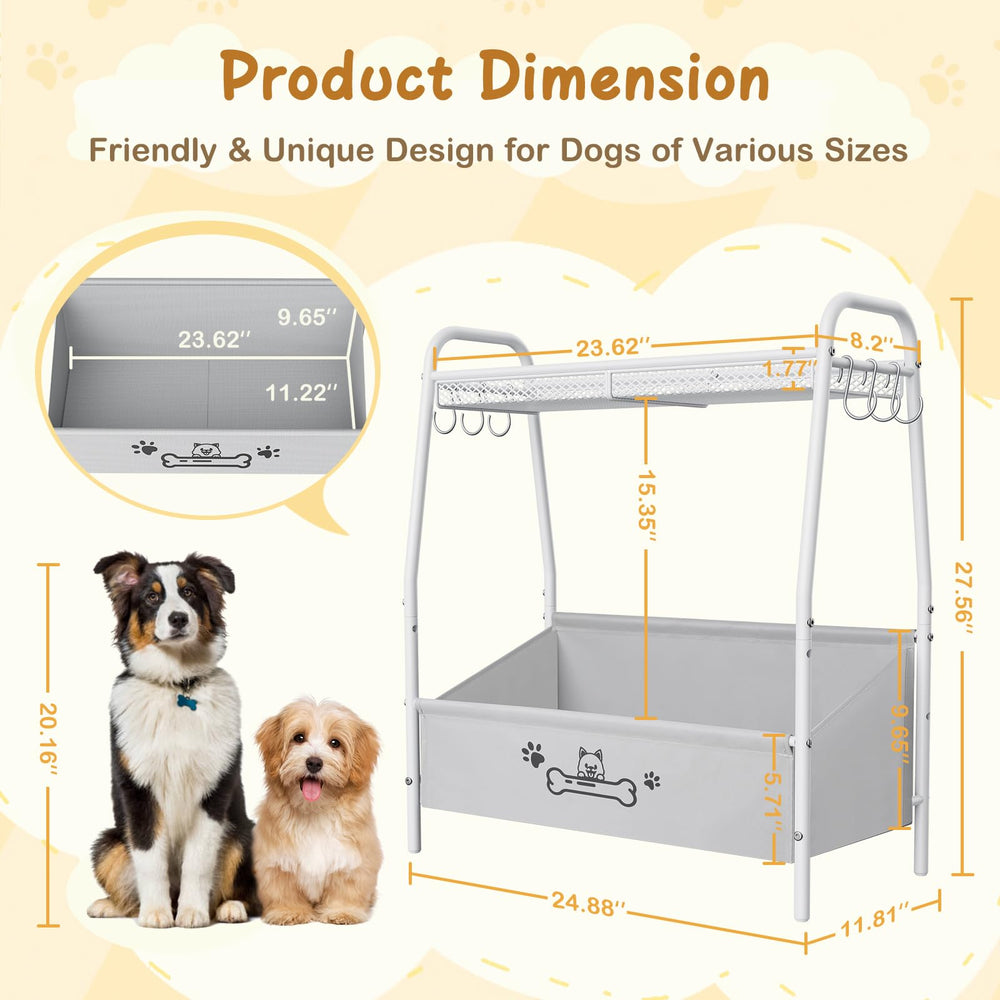 Lomivra Storage holder with adjustable feet for stable placement