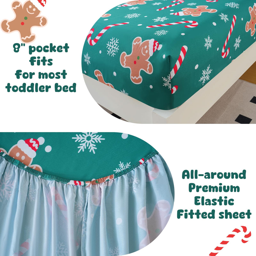 LONAVA Gingerbread-Man print adds cheerful charm while preserving color vibrancy wash after wash.