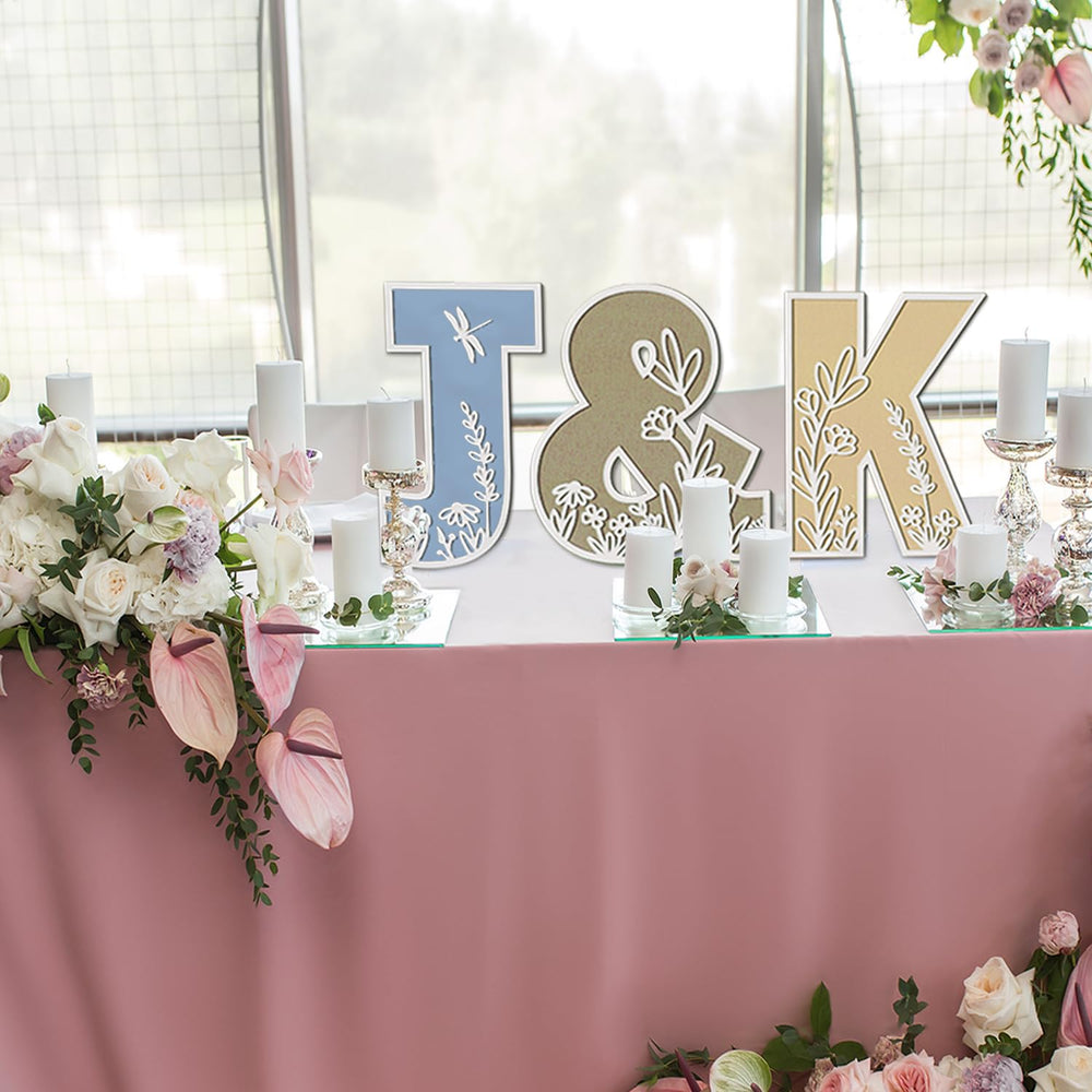 Longan Craft Large 12-inch wood letters sturdy and easy to paint