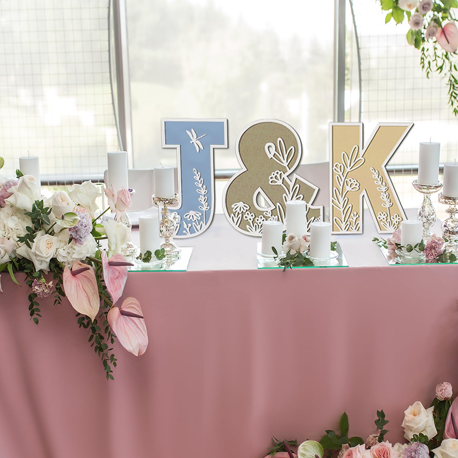 Longan Craft wood letters add a playful touch to baby room decor