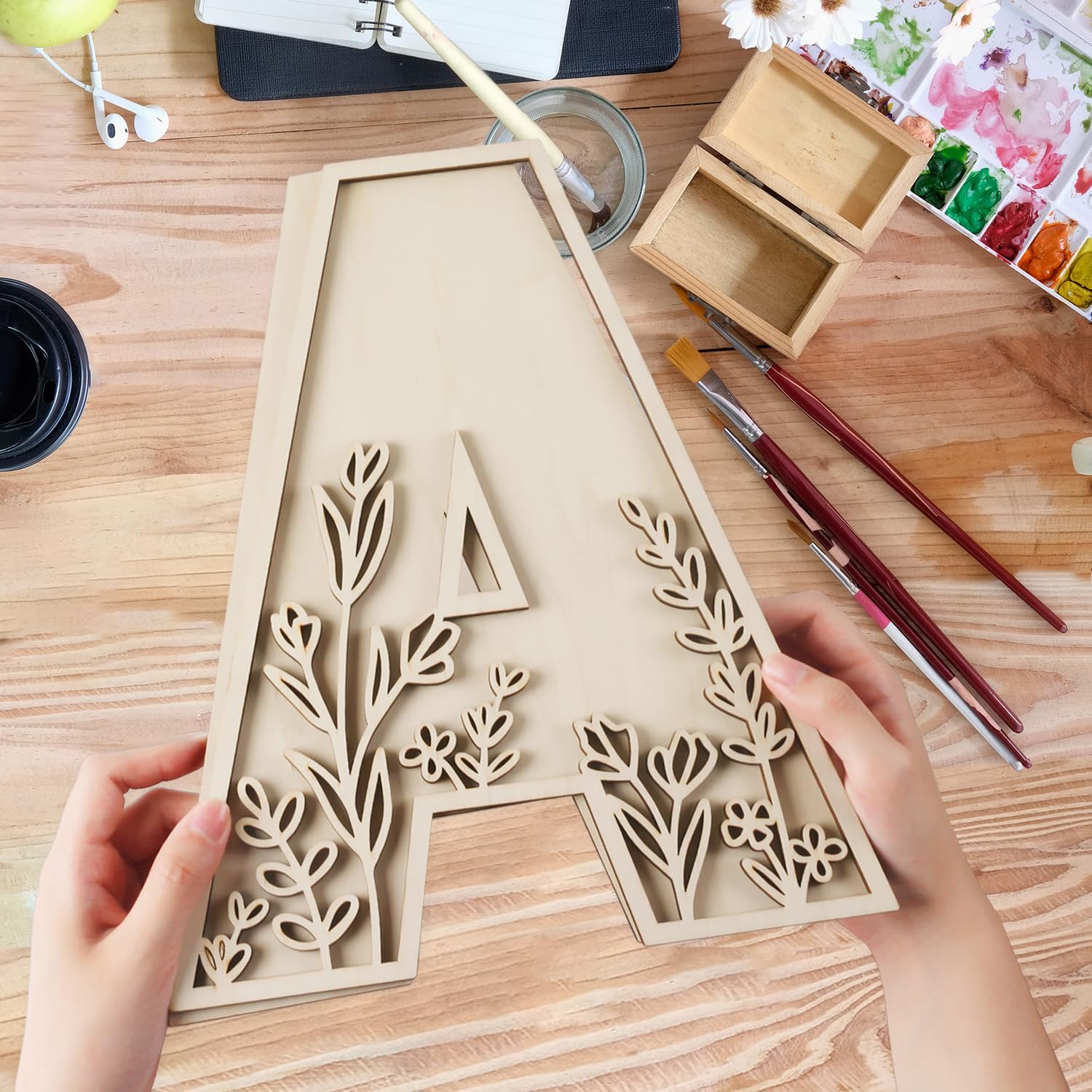Longan Craft name-sign letters help create personalized birthdays or baby showers.