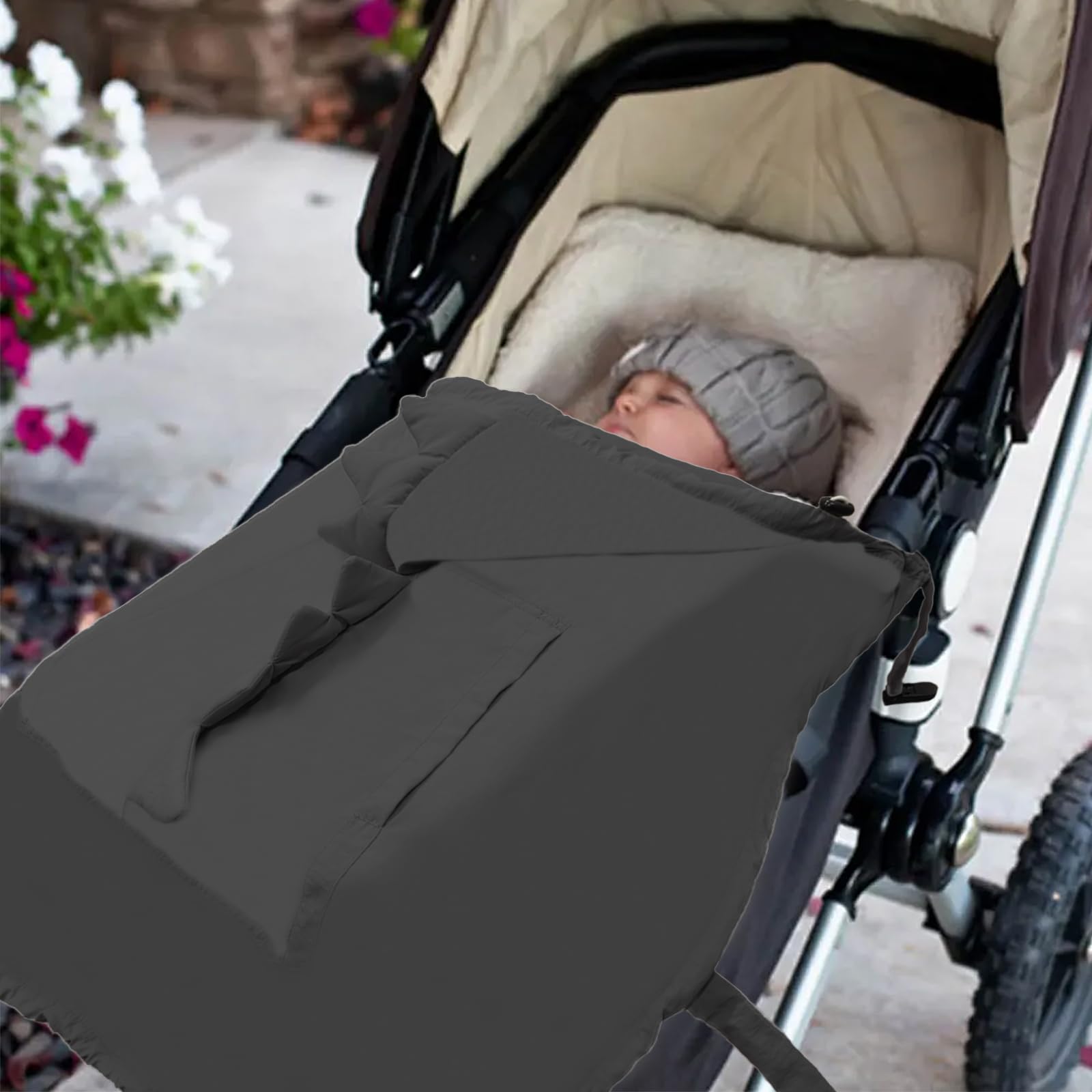 Longdafei cover converts to nursing blanket, car seat cover, or bassinet protector for versatility.