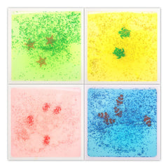 LONGKING liquid square tile with elephant motif for playful learning at home