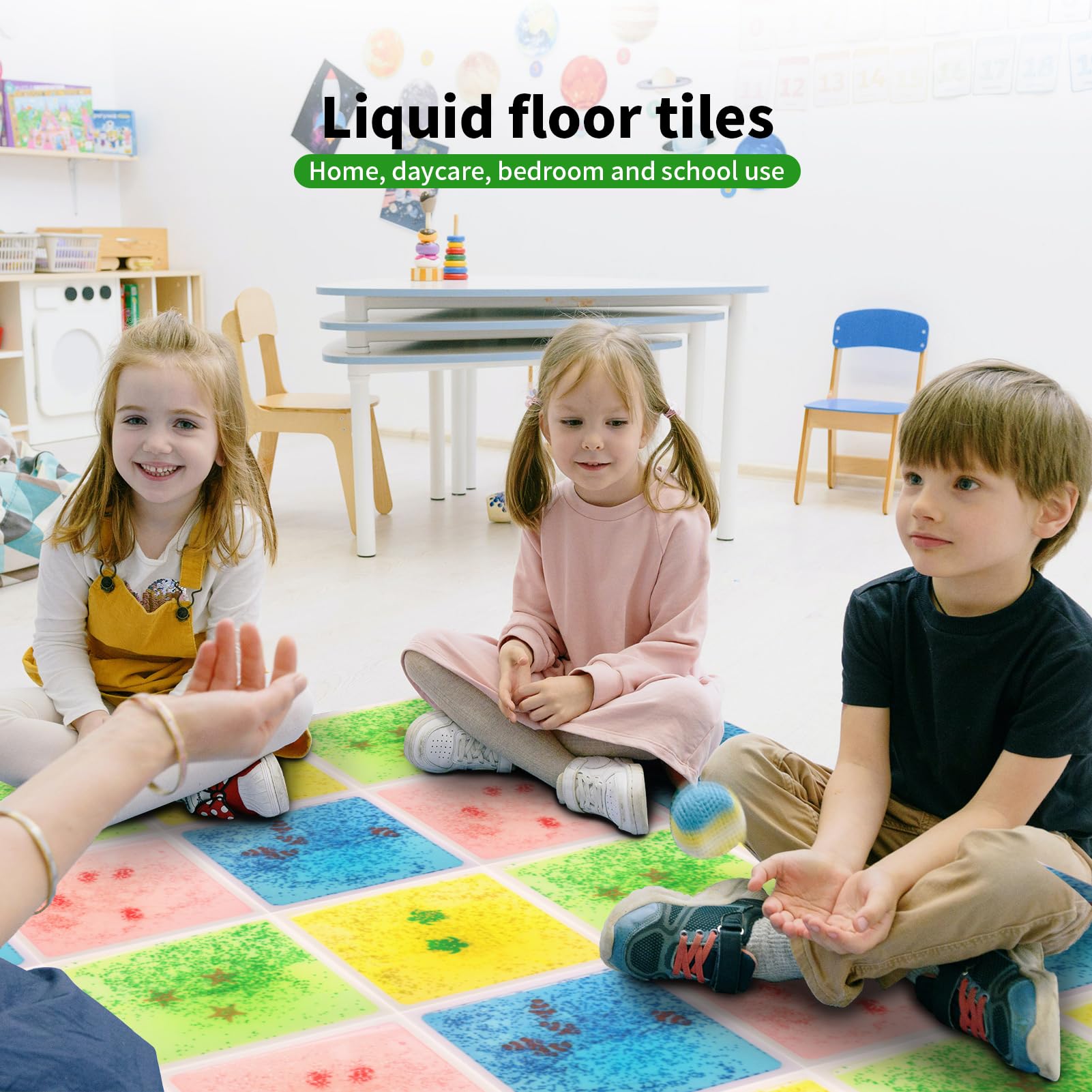 LONGKING playroom tiles create a vibrant, interactive space