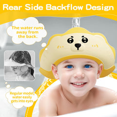 Lonlown shower cap back strap adjustment secures a comfy fit