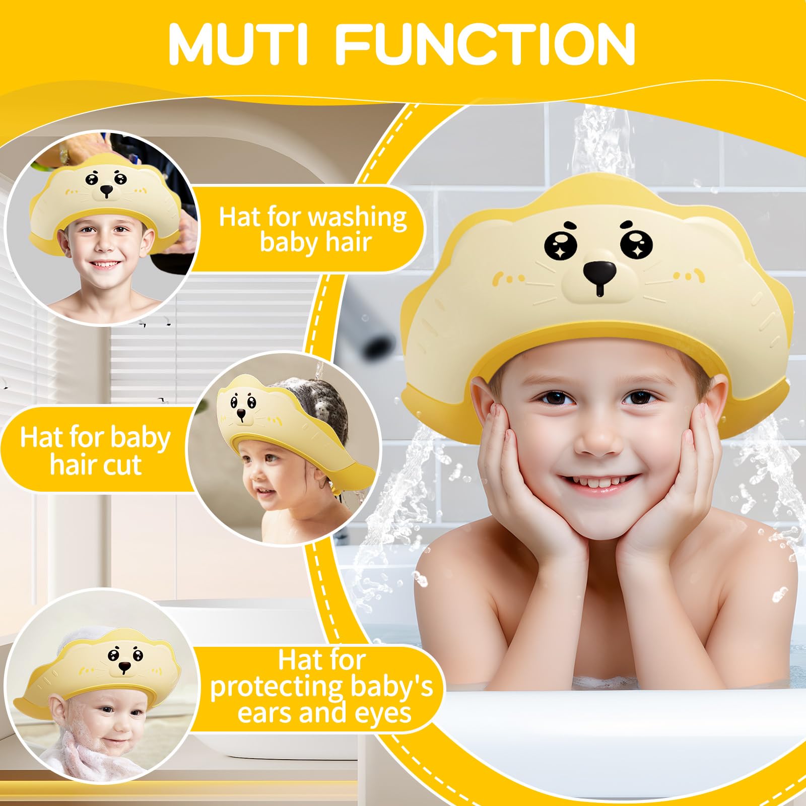 Lonlown lion design adds fun to bath time and encourages participation