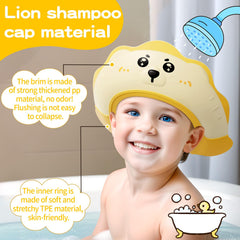Lonlown bath cap water barrier keeps hair tidy during washing