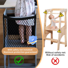 Lontcs durable mesh design offers elasticity and lasting security.