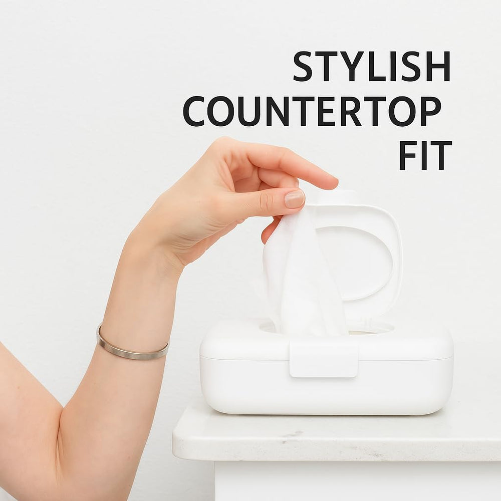 Loo discreet wipes dispenser refill scene with standard wipe packs.