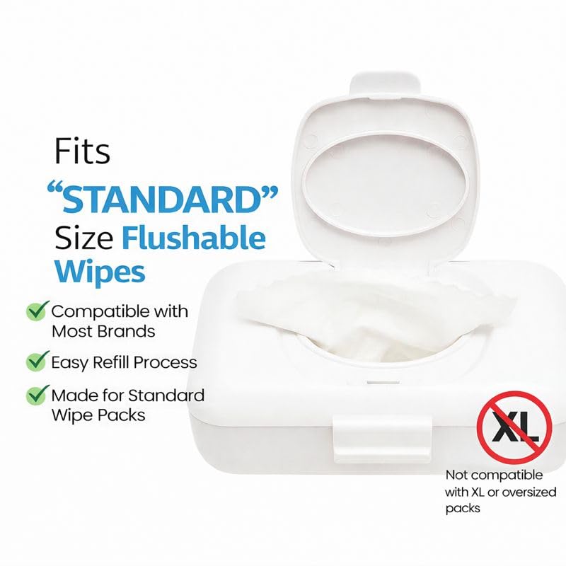 Loo discreet wipes dispenser side profile, space-saving and décor-friendly.