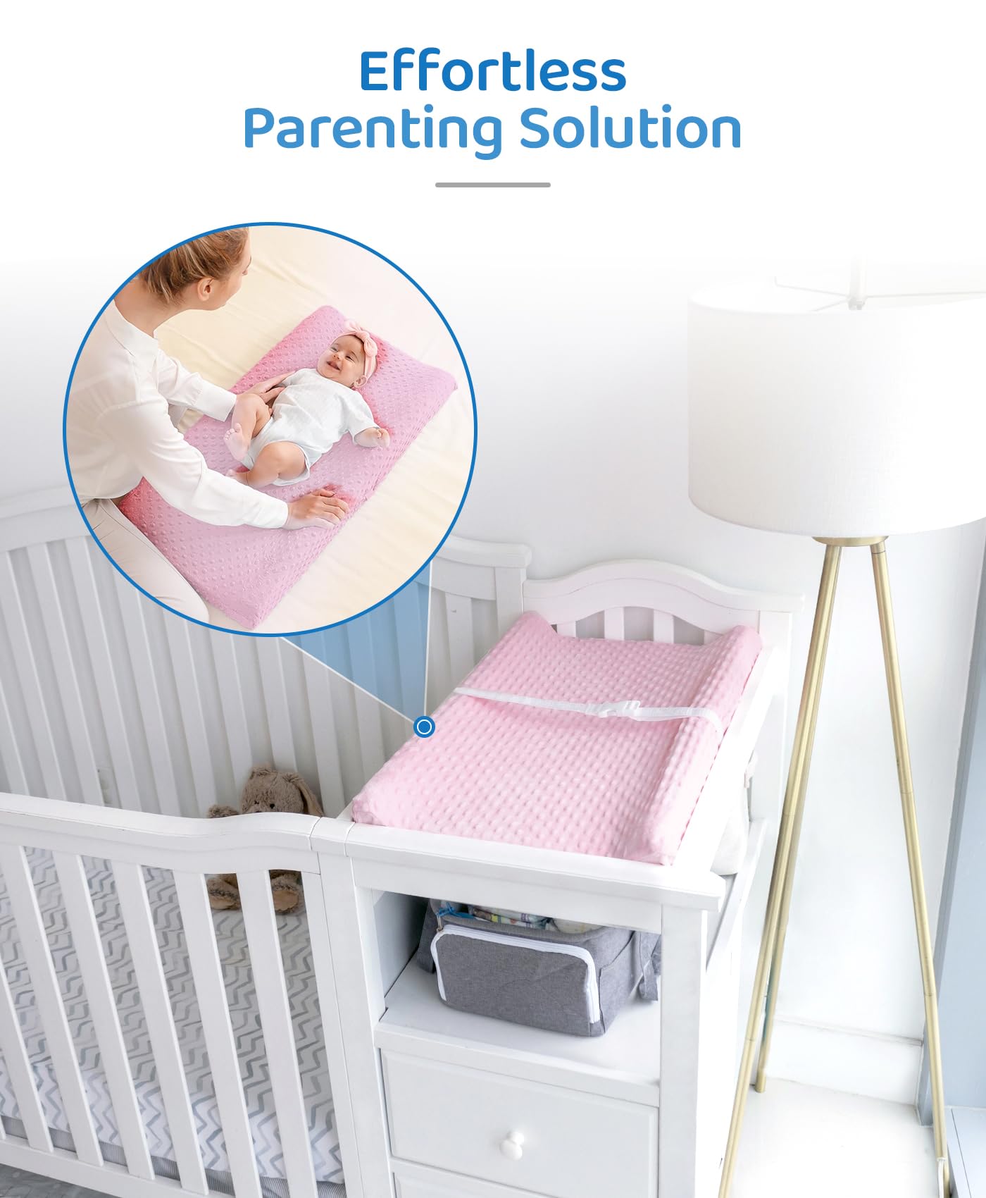Loonah foam-core support provides soft, durable comfort.