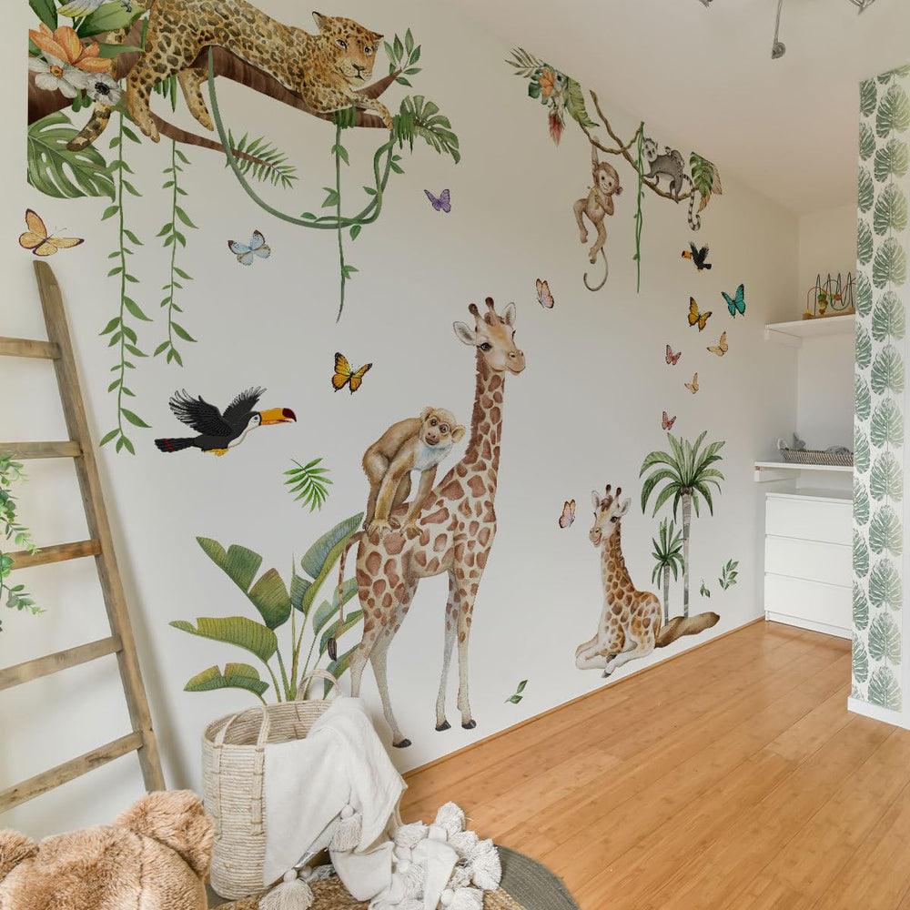 LOONELO butterflies wall decal introduces delicate detail for playful decor.