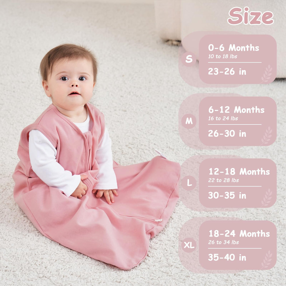 Looxii sleep sack bottom zipper allows quick diaper changes without waking baby
