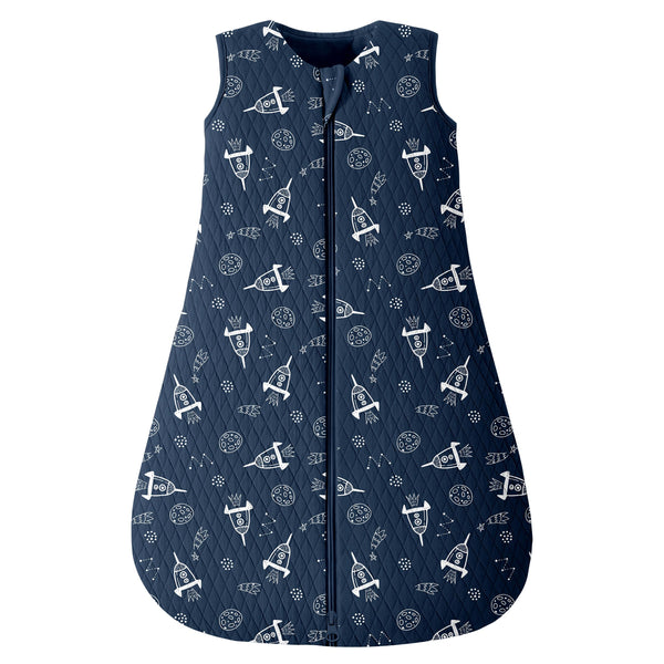 Looxii baby sleep sack 0-6 months with cotton outer for gentle skin comfort.