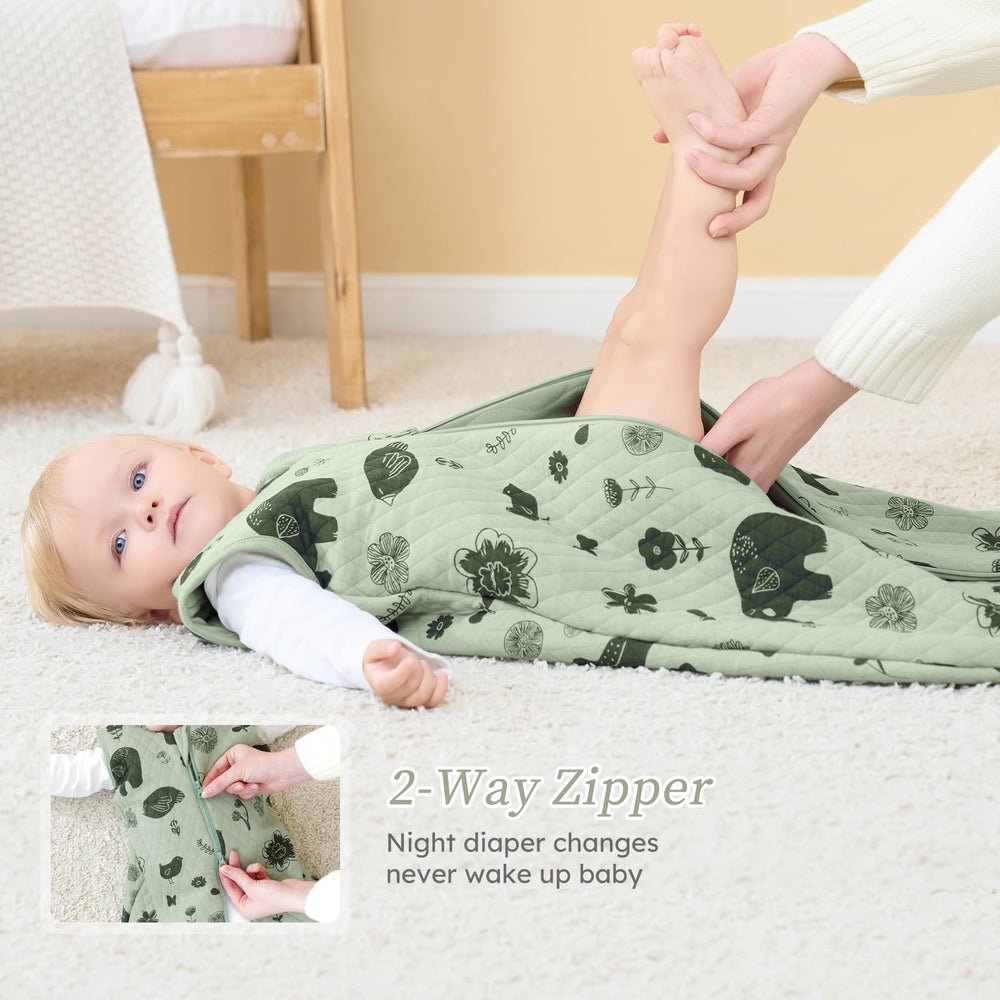 Looxii 2.5 TOG sleep sack provides balanced warmth while remaining breathable