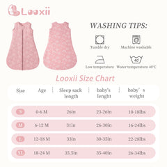 Looxii quilted 2.5 tog design provides even warmth.