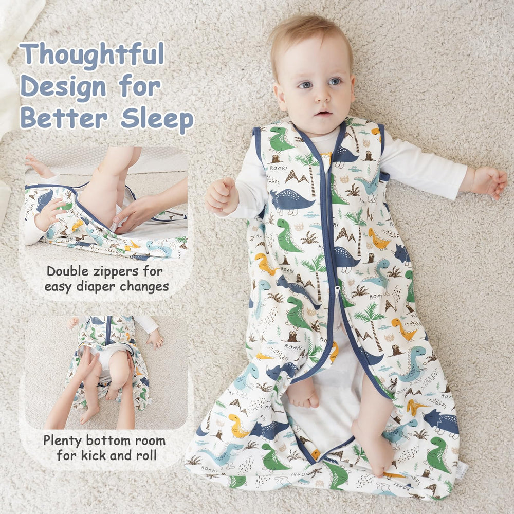 Looxii 3-pack sleep sacks provide easy rotation for busy nights.