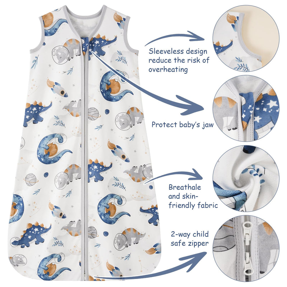 Looxii safety design with arm and neck openings prevents slipping into the sack.