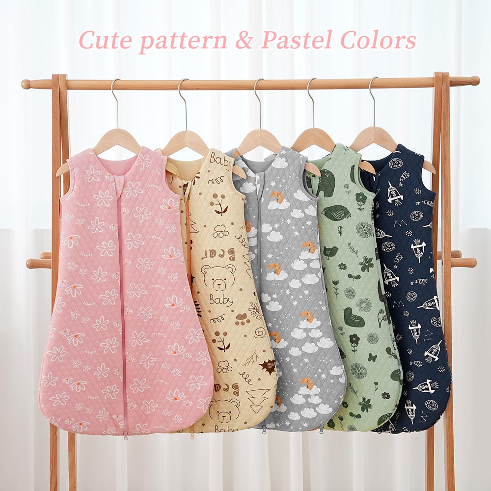 Looxii sleep sack care shot illustrating durable fabric after washing