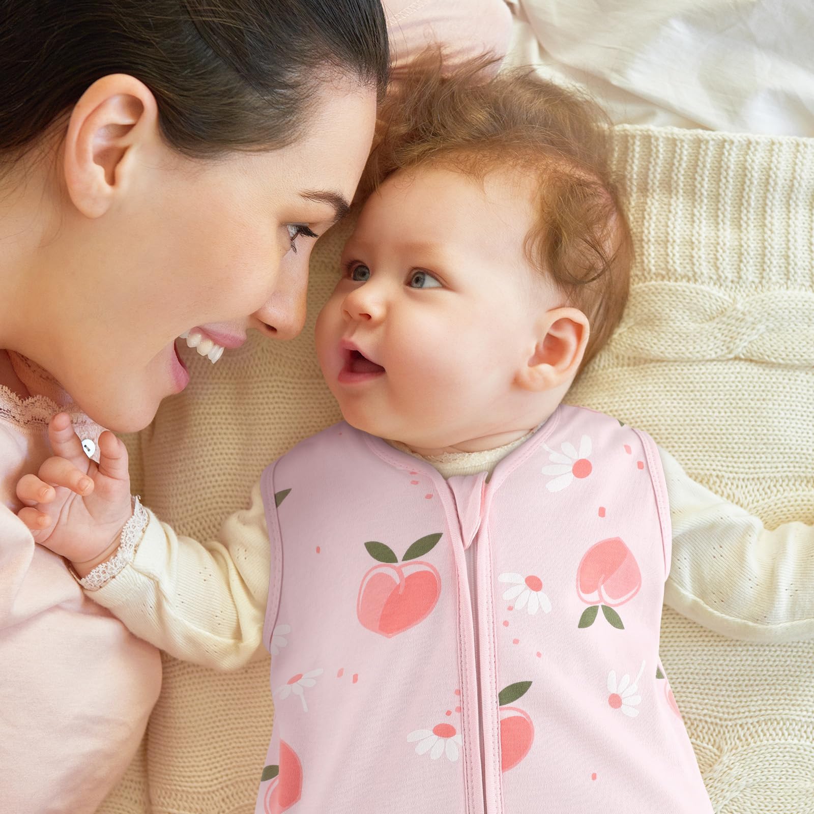 Looxii sleep sack durable fabric withstands repeated washing.