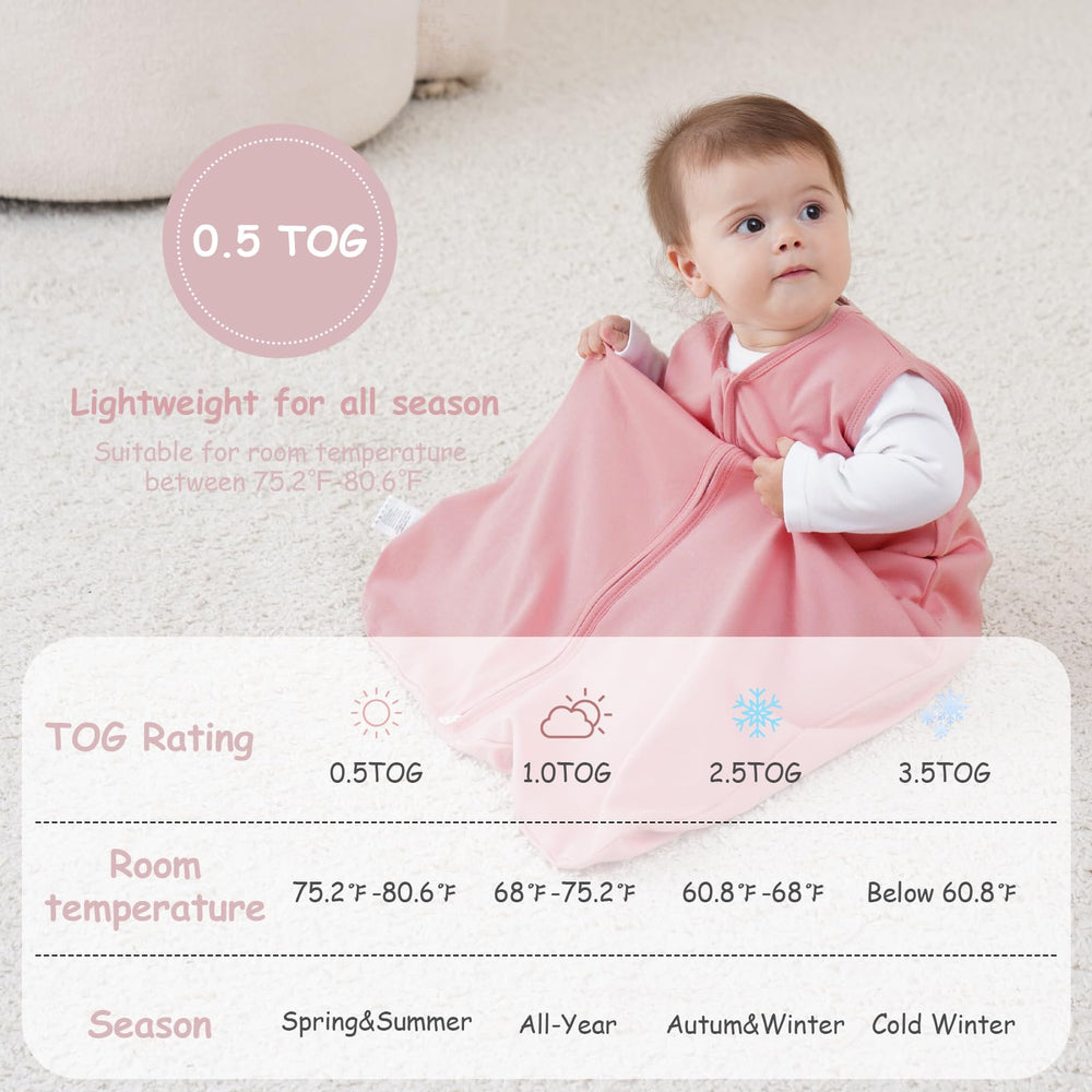 Looxii sleep sack leg room design supports natural hip movement
