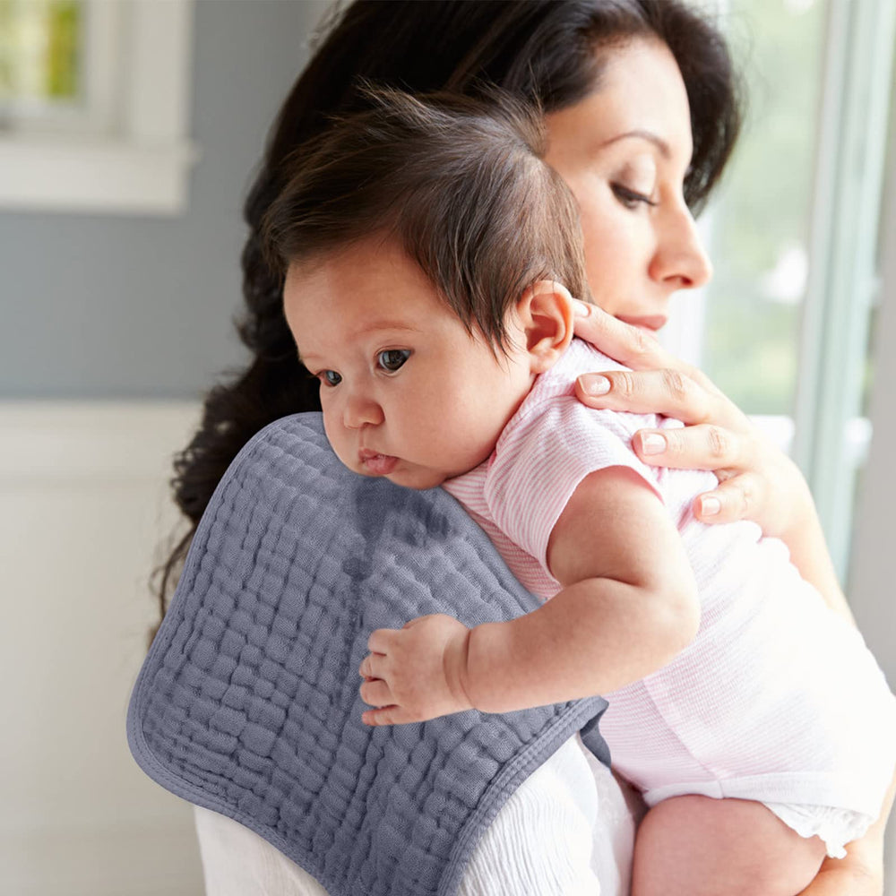 Looxii muslin burp cloth travel-friendly pack ready for on-the-go use