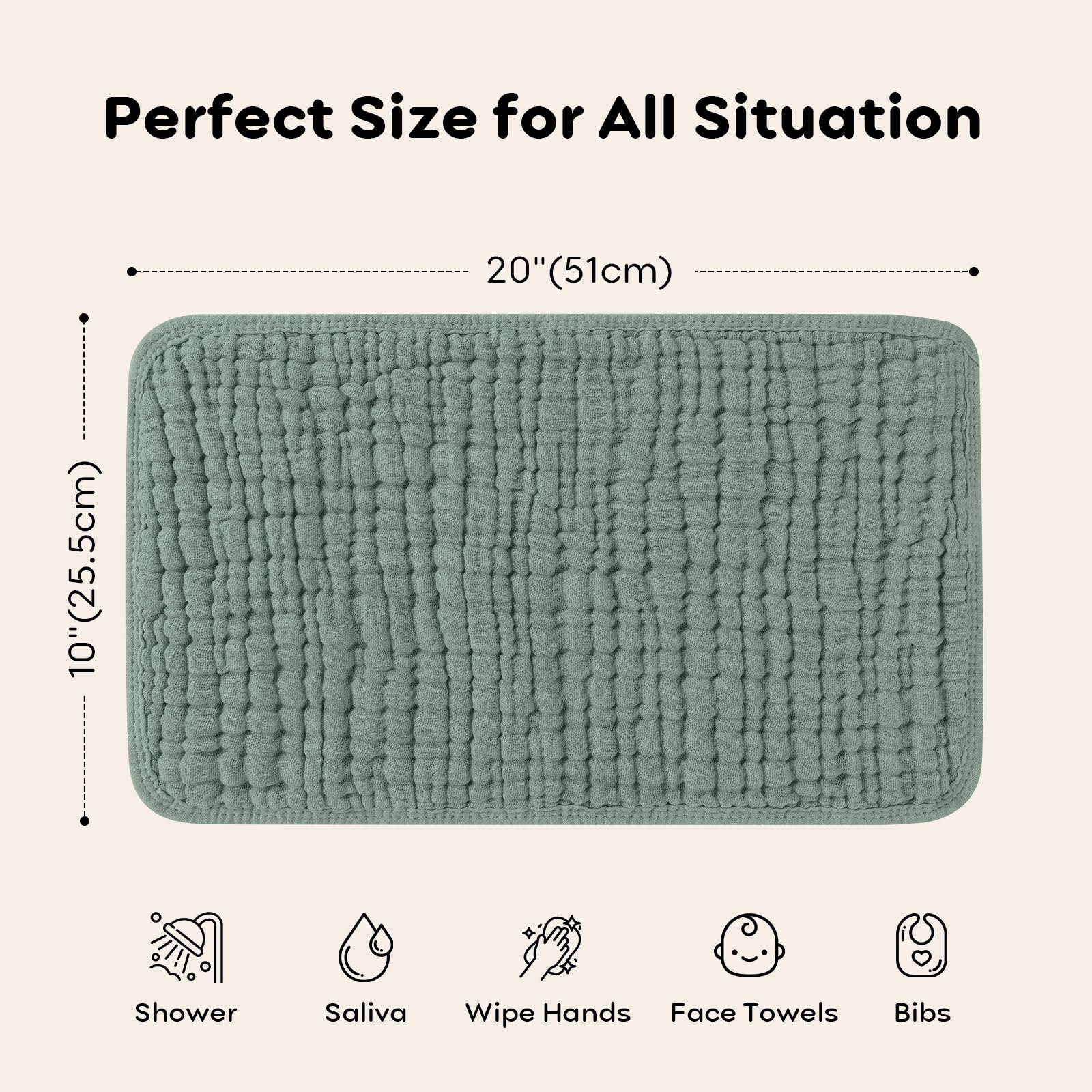 Looxii muslin burp cloth washing and care guidance for longevity