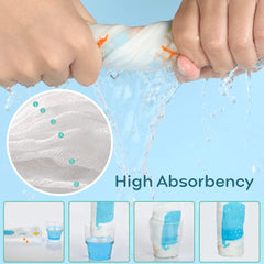 Looxii Muslin Burp Cloths arrive prewashed for immediate softness and shrink-resistance.