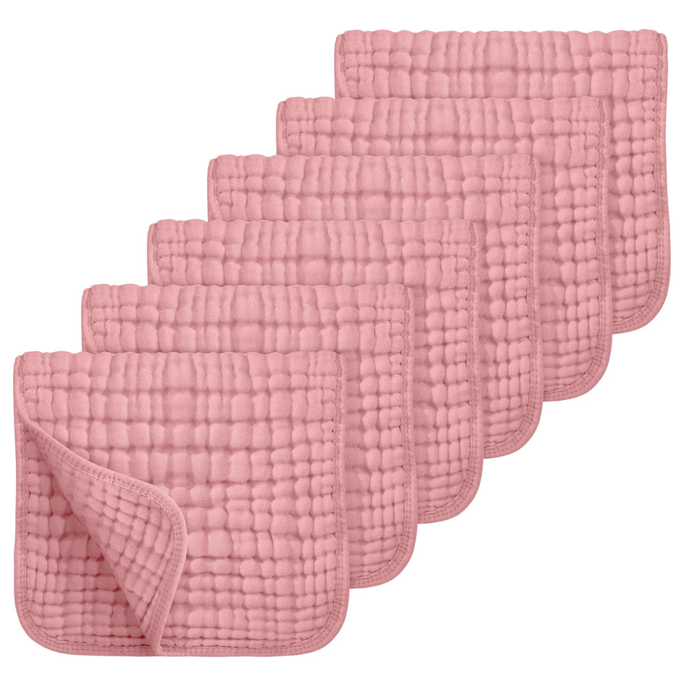 Looxii muslin burp cloths six-layer absorbency catches drool and spit-up, keeping baby and caregiver dry.