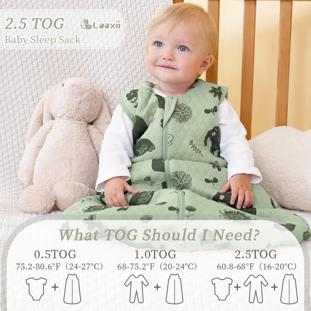 Looxii neck opening stays secure to help newborns feel snug