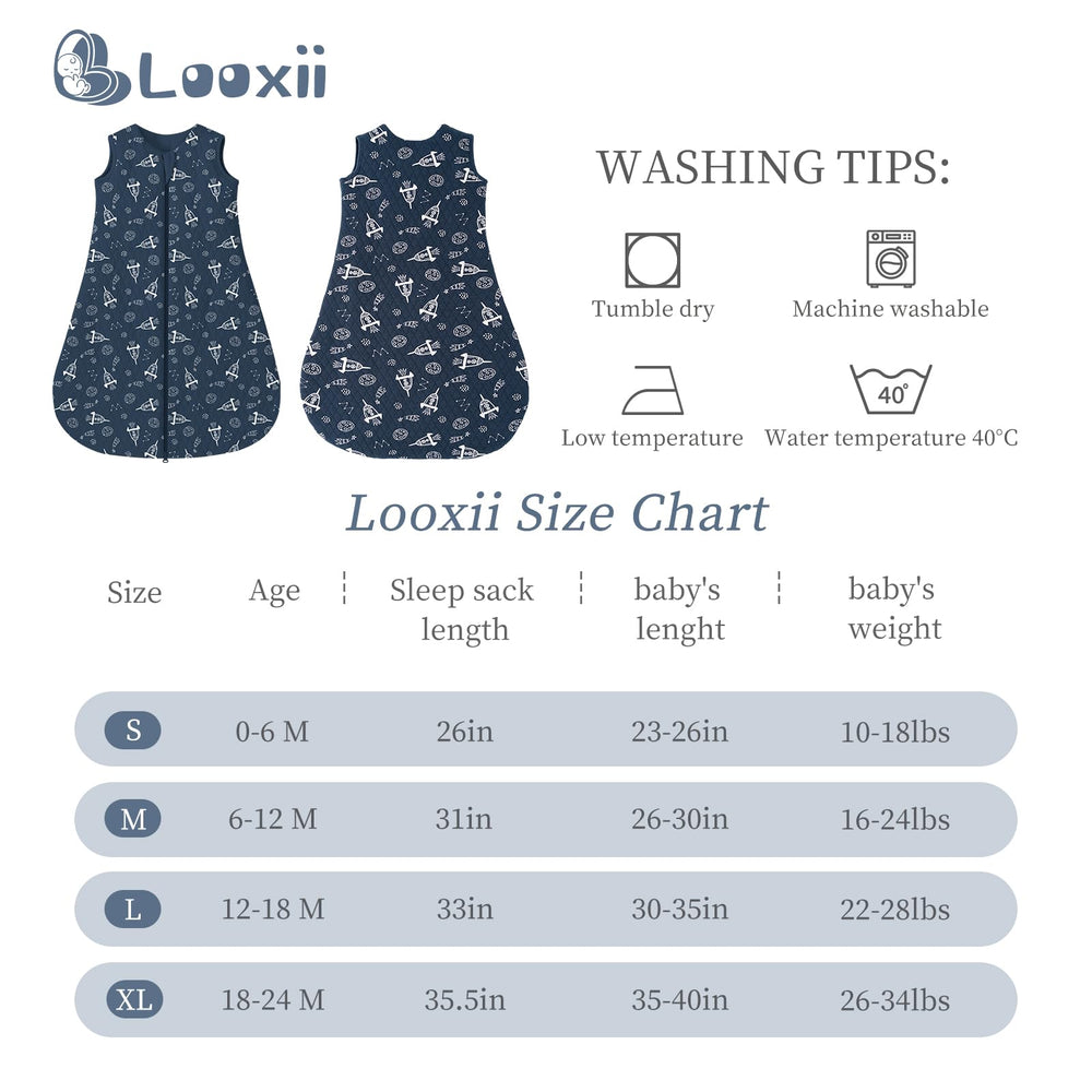 Looxii quilted design provides even warmth and durable wear through many washes.
