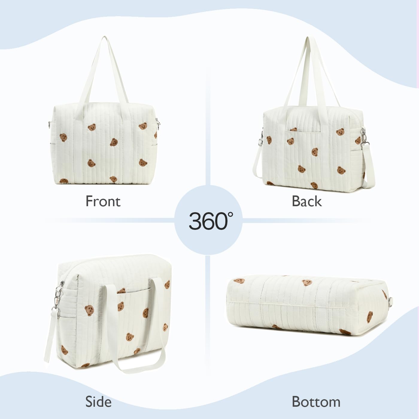 Convertible design lets you switch to a crossbody for errands and flexibility.