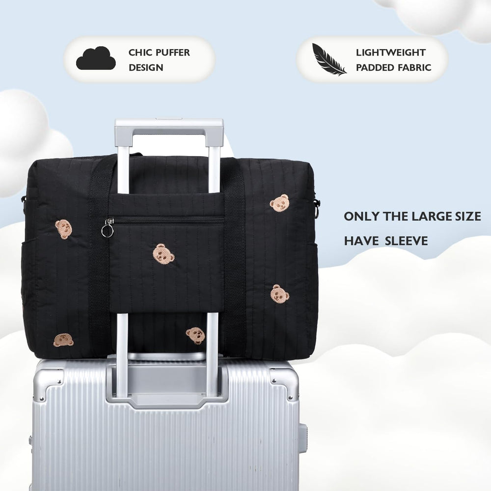 LORADI tote in large capacity design for diapers, meds, and formula during travel