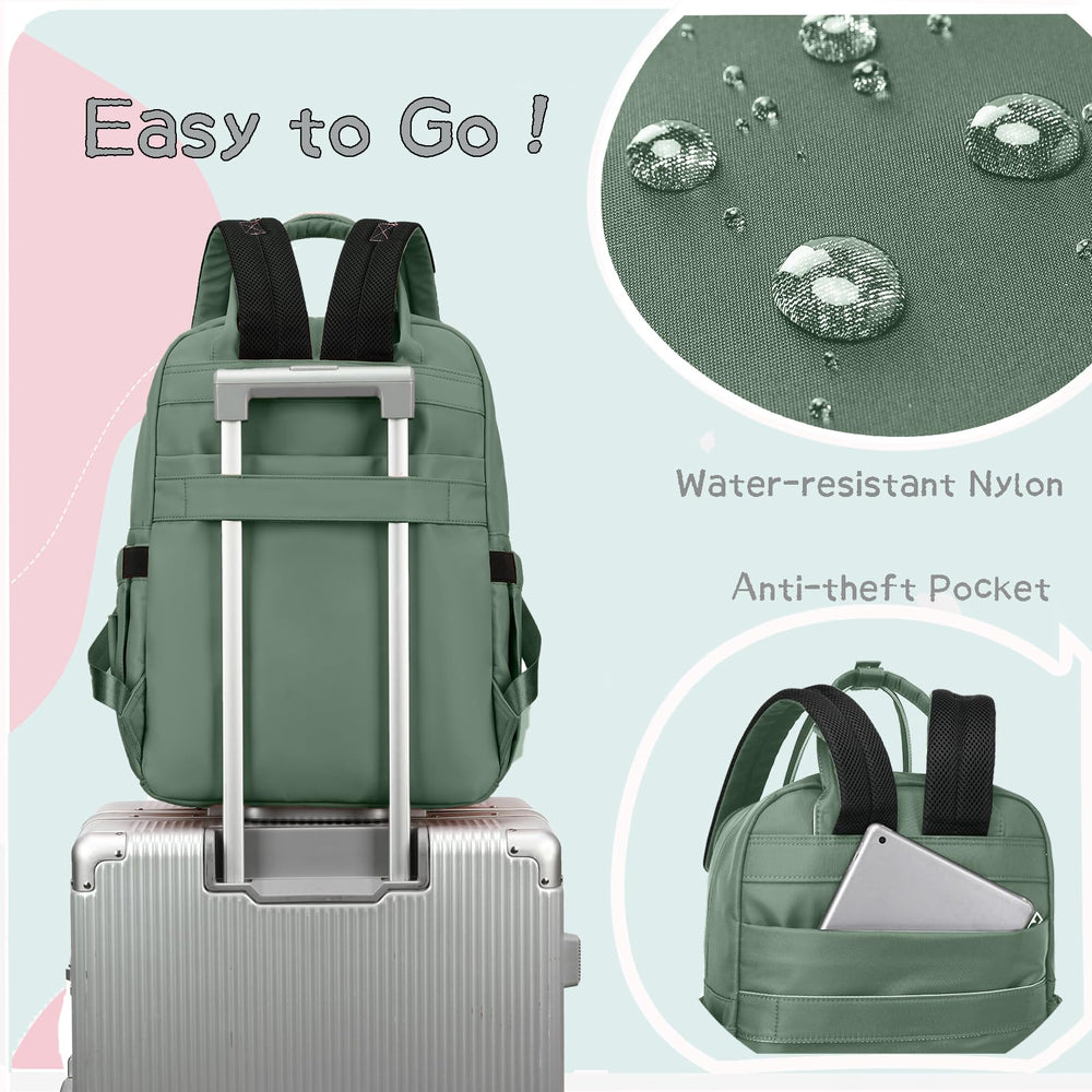 LORADI padded shoulder straps reduce shoulder strain on long outings.