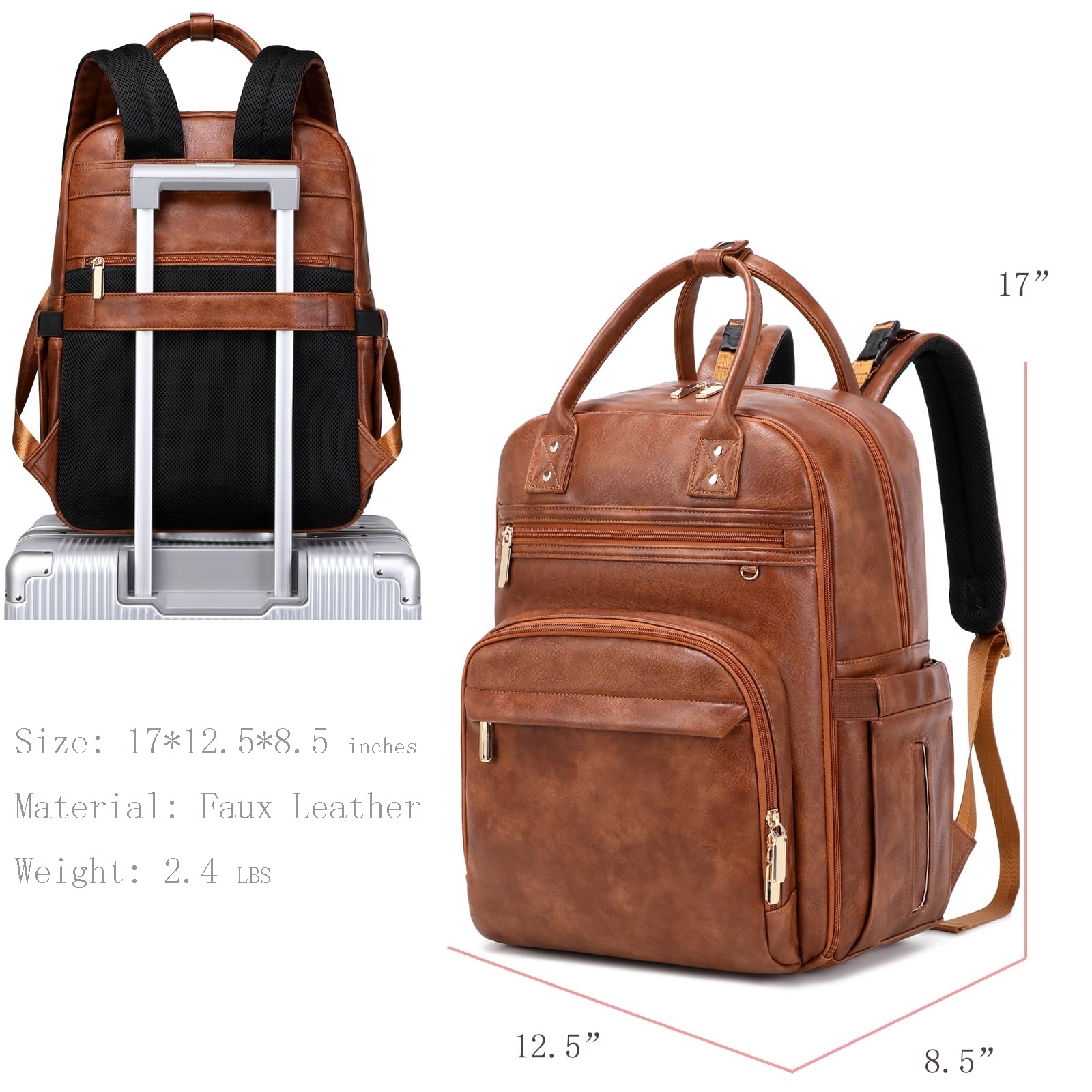 LORADI stroller-buckle enables hands-free use during city trips.