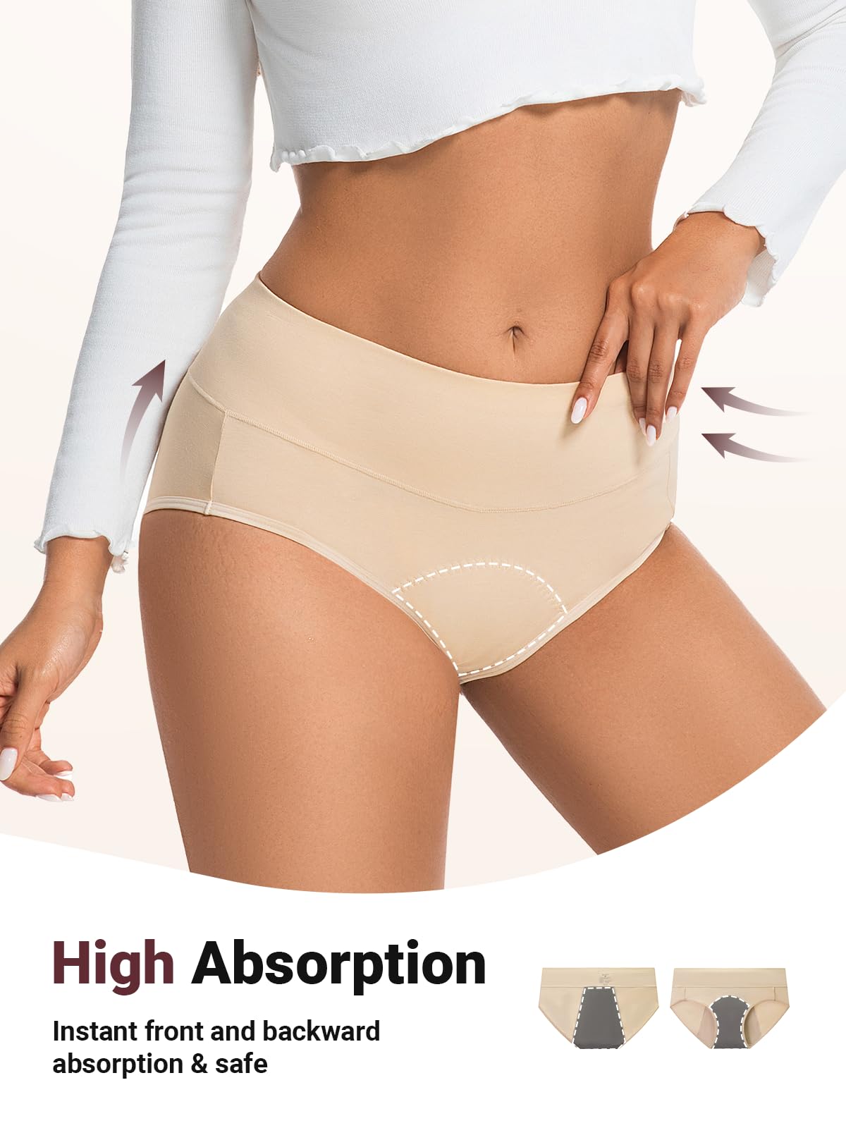 Loswie breathable cotton fabric close-up emphasizing daily comfort