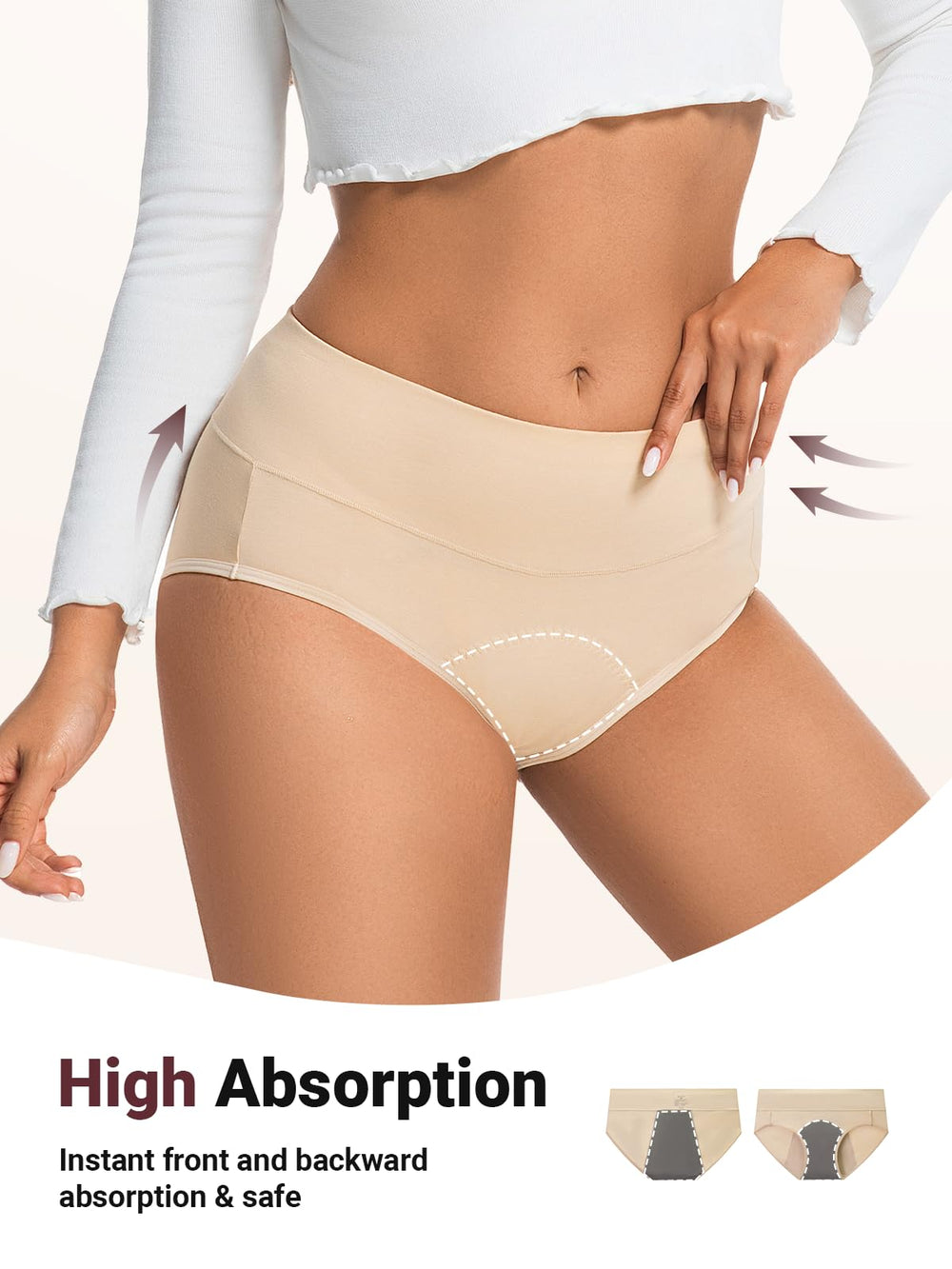 Loswie breathable cotton fabric close-up emphasizing daily comfort