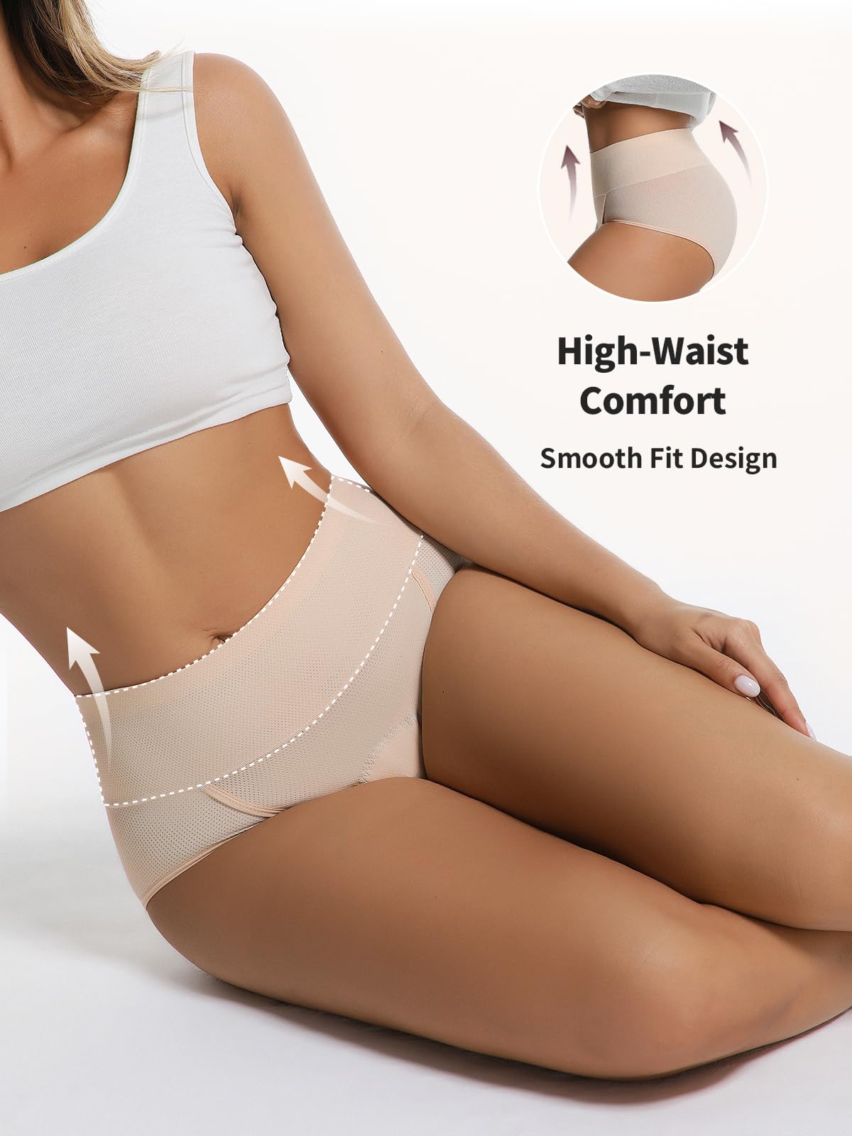 Loswie postpartum-friendly underwear offers durable, comfortable support for daily activities