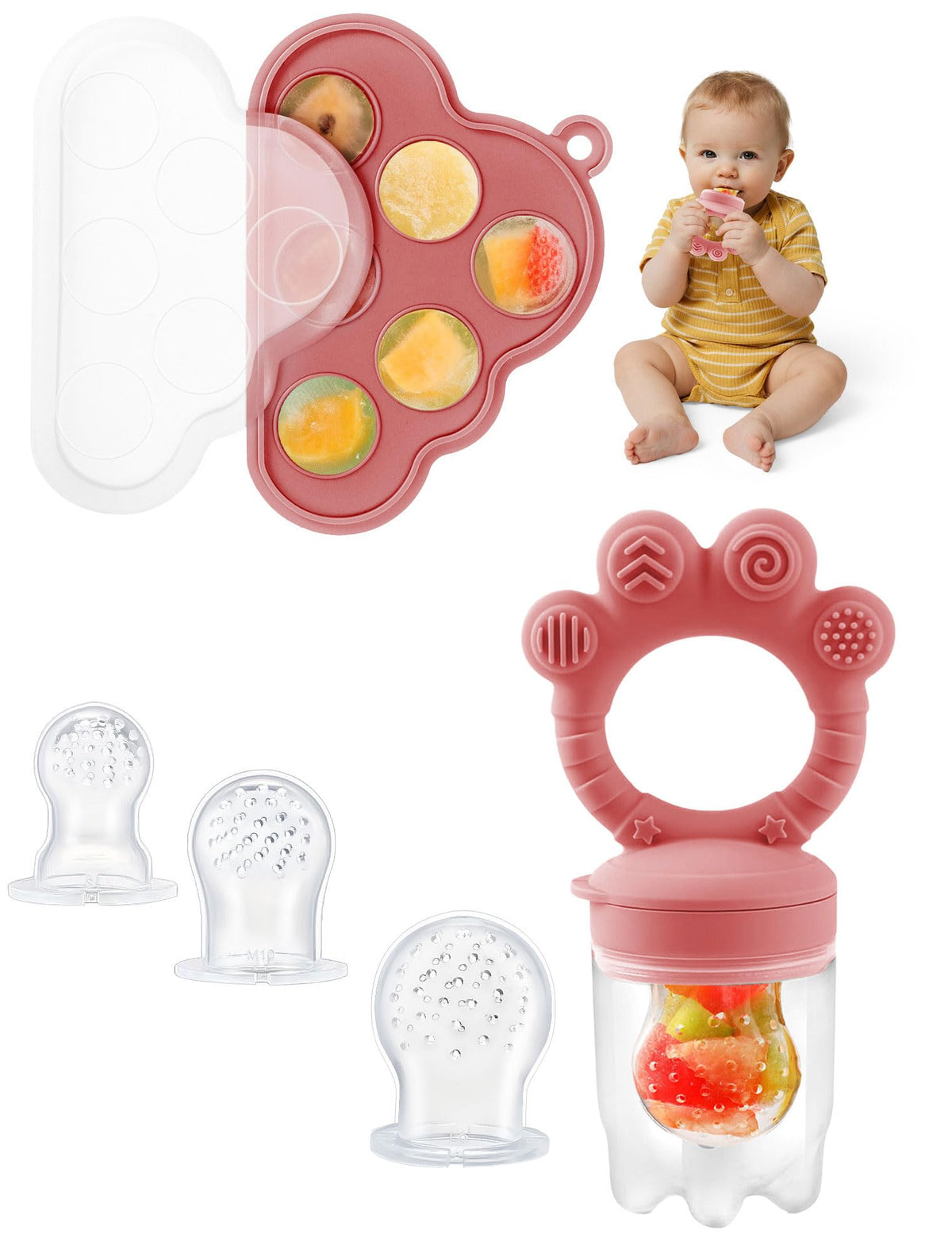 LOTBILL breastmilk popsicle tray for soothing gums and quick feeding