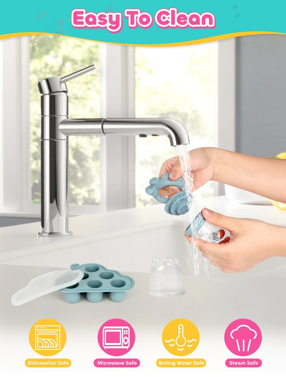 LOTBILL dishwasher-safe set simplifies cleanup after meals.
