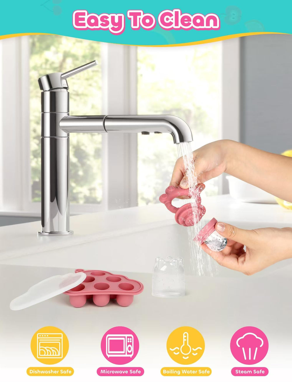 LOTBILL dishwasher-safe design for easy cleanup