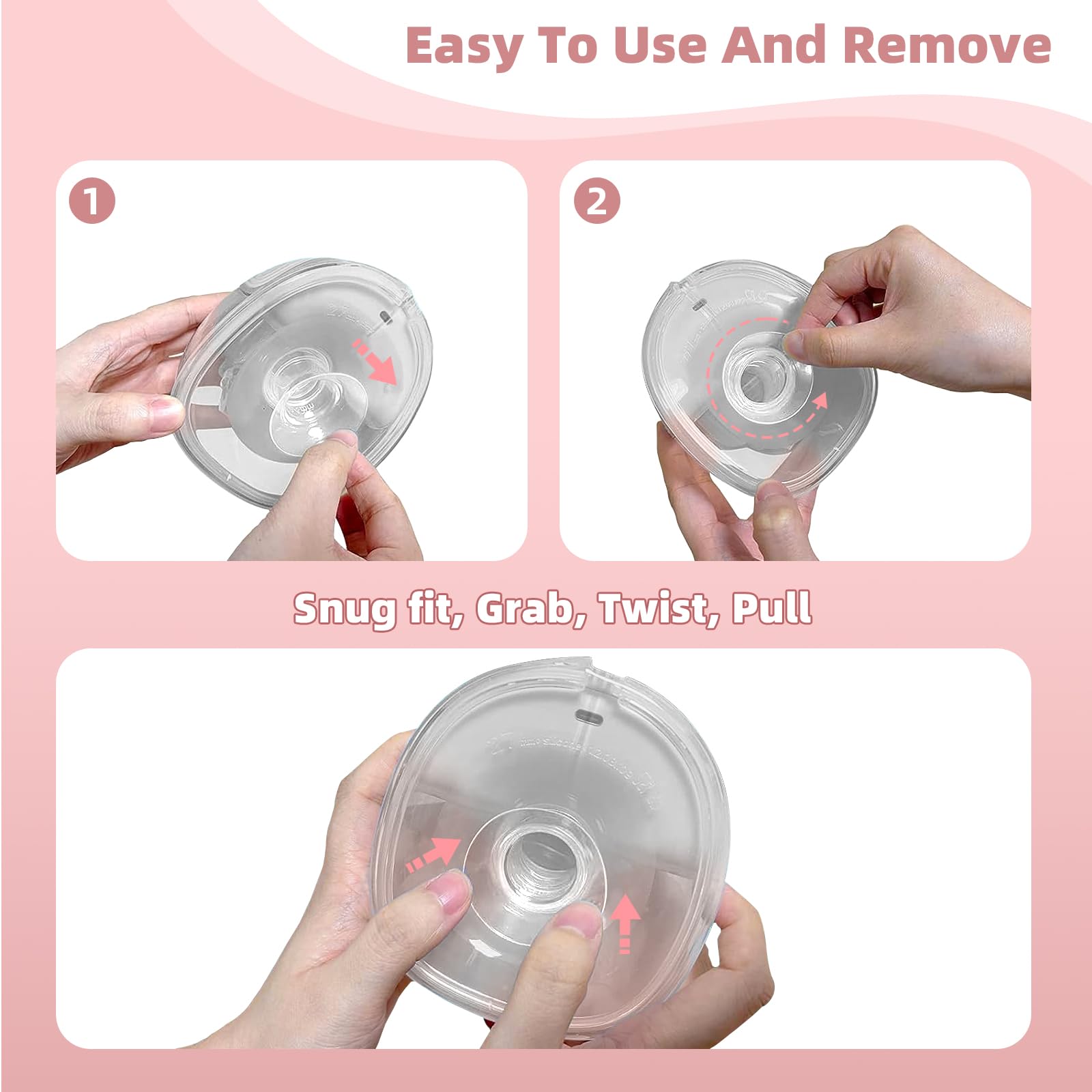 LOTBILL nipple-measurement tool helps identify the correct size.