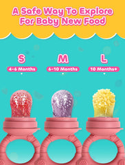 LOTBILL silicone baby food storage container keeps puree fresh