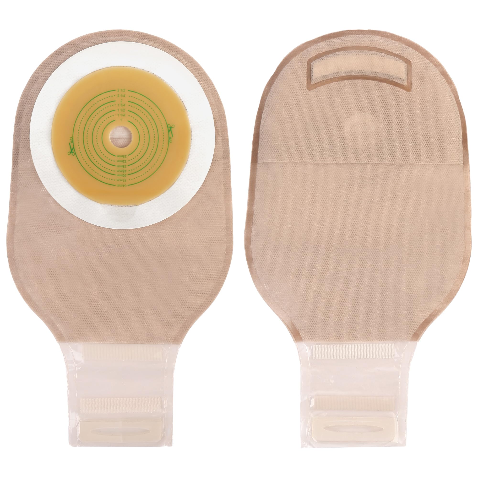 LotFancy colostomy bag with cut-to-fit 64mm opening for a secure stoma fit.