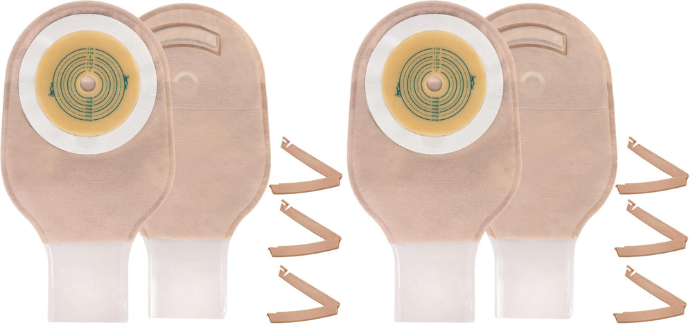 LotFancy colostomy bags with clamp closure clamp-closure-pack-2 demonstrates secure closure