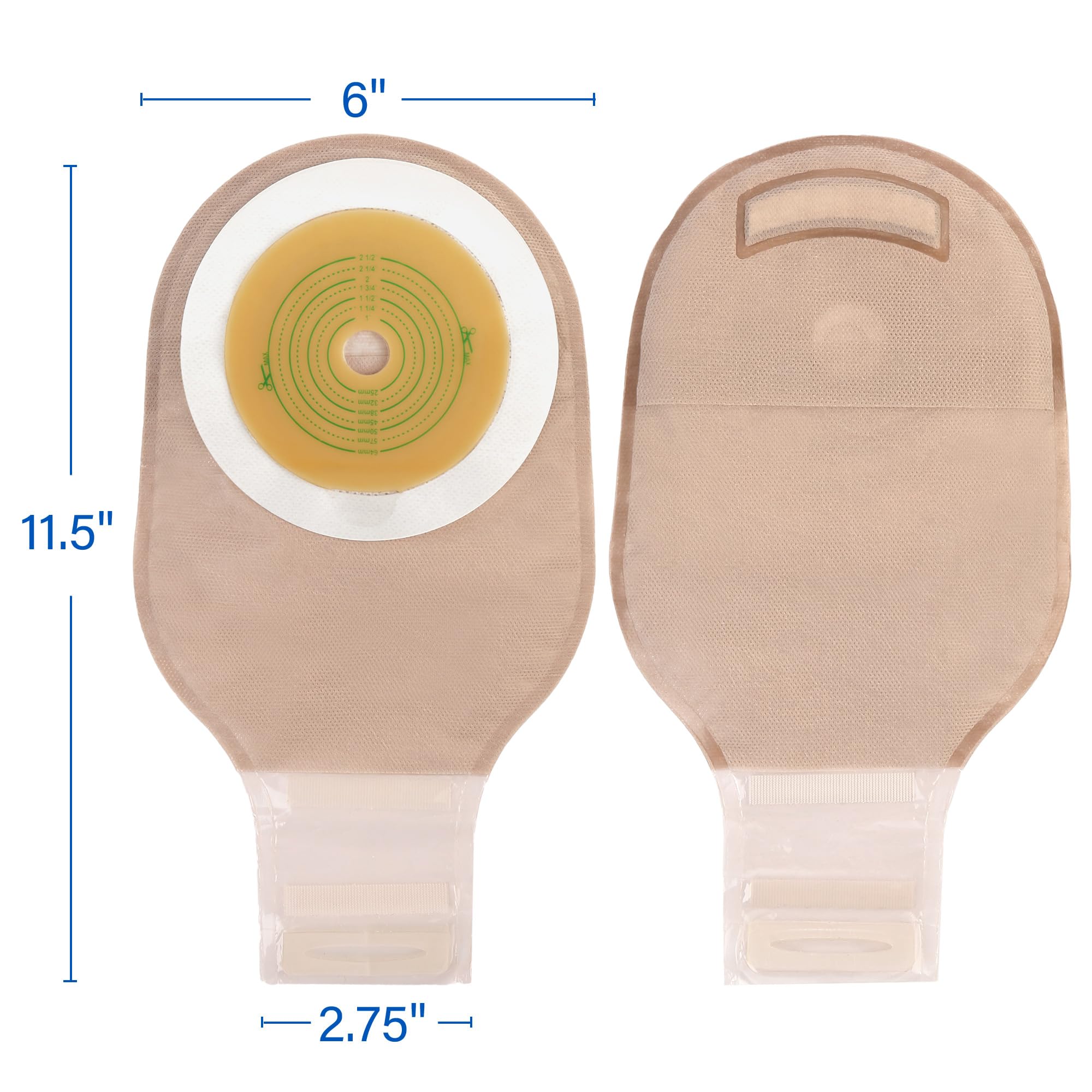 LotFancy stoma size chart included supports proper fit and comfort.
